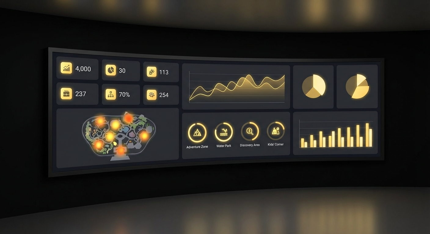 營運後台 Dashboard 介面